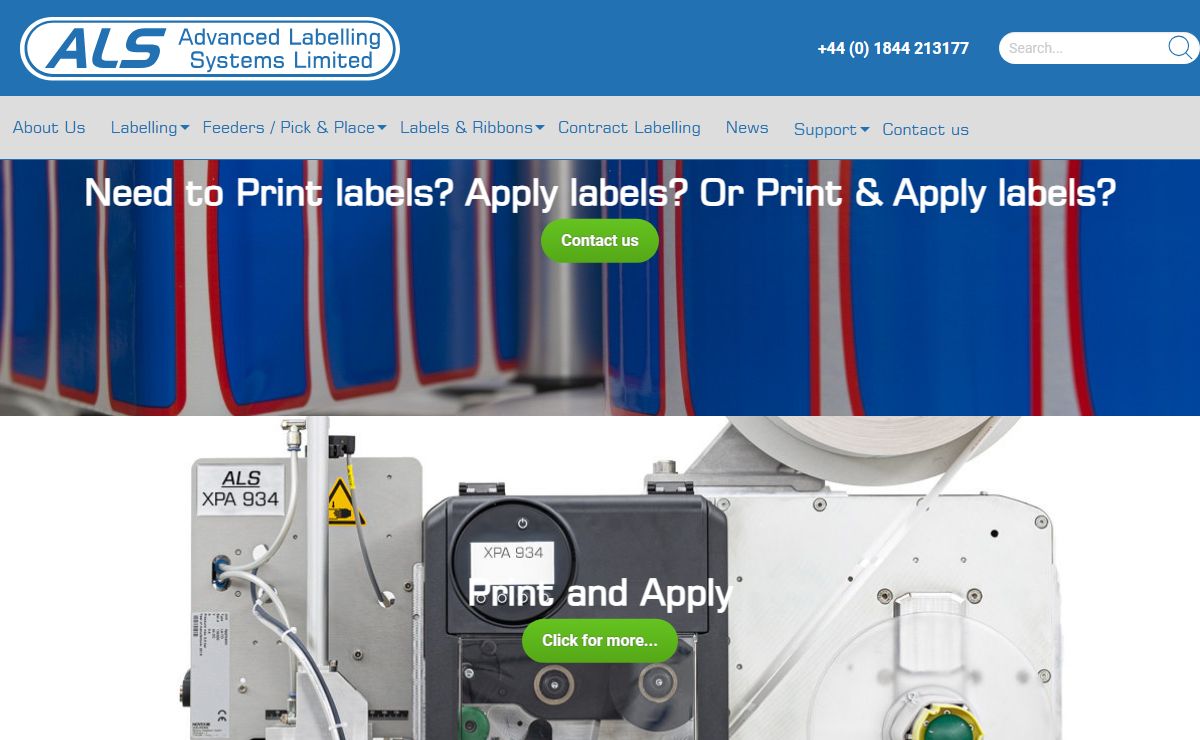 Advanced Labelling Systems Ltd (ALS) | ALS Labelling