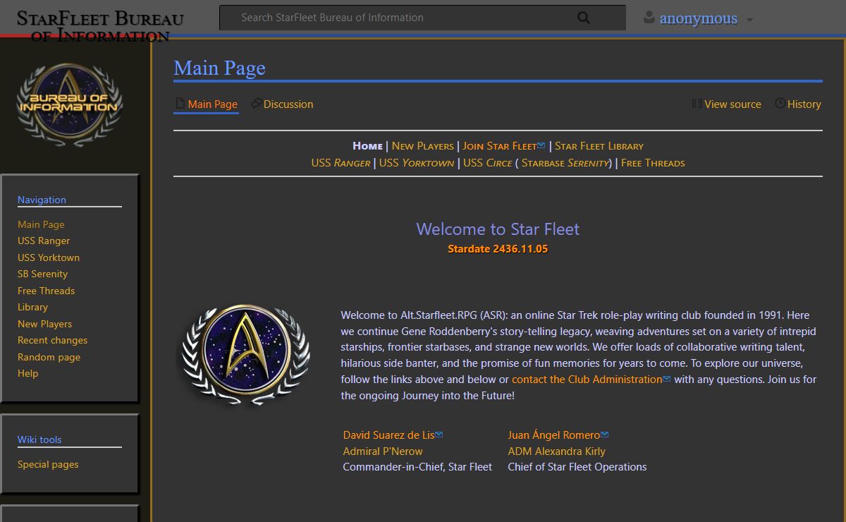 StarFleet Bureau of Information