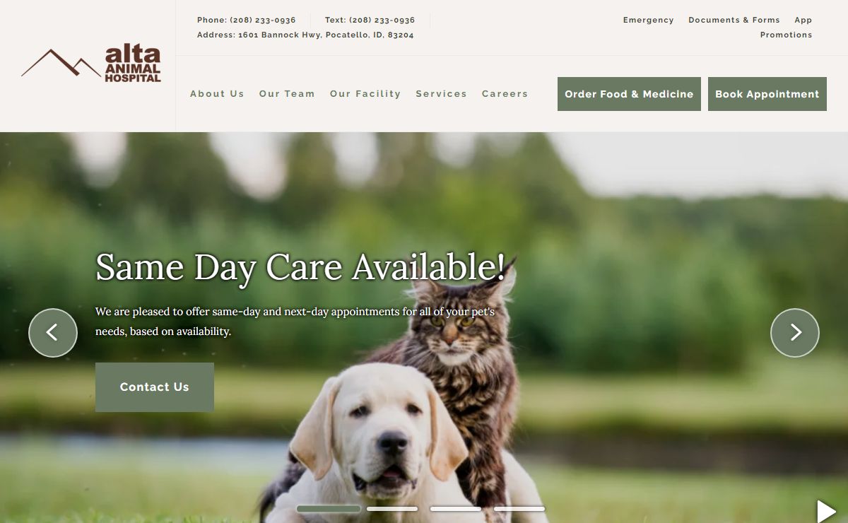 Homepage | Alta Animal Hospital