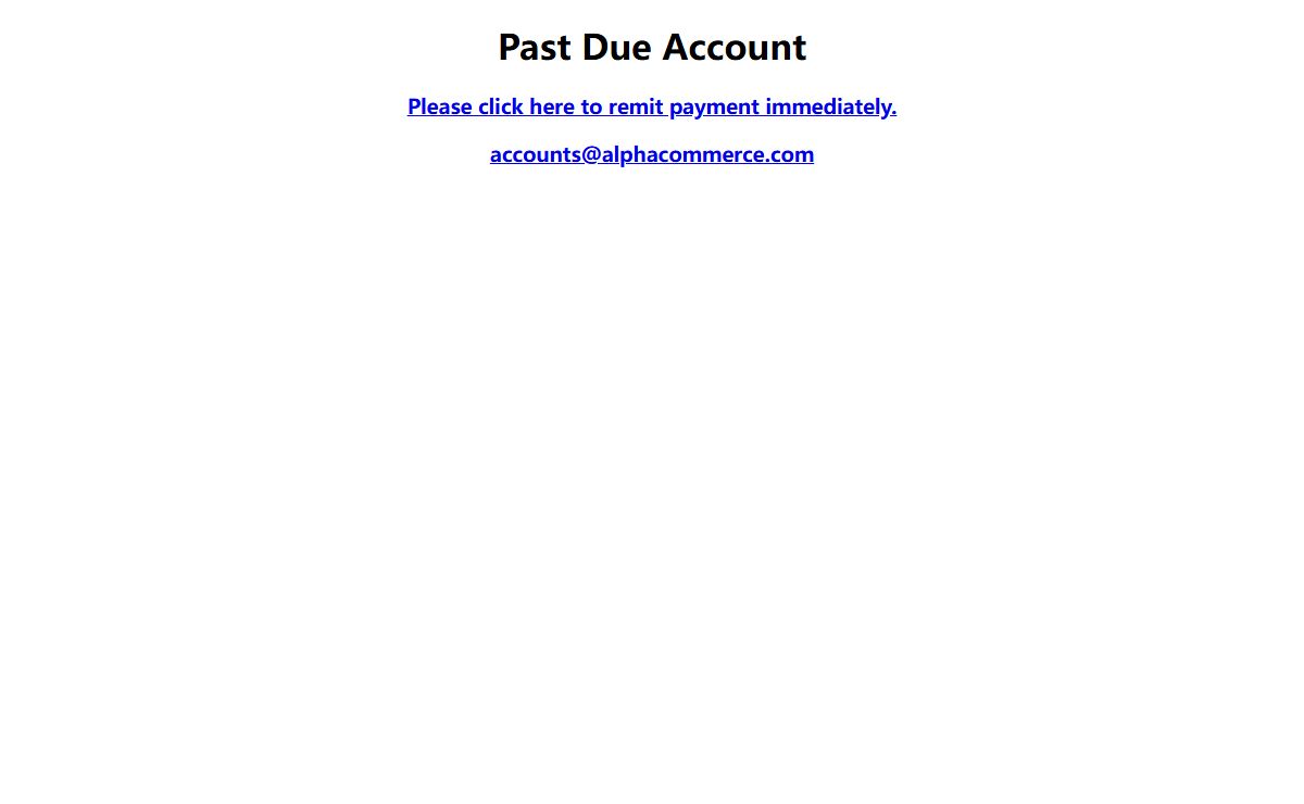 PAST DUE