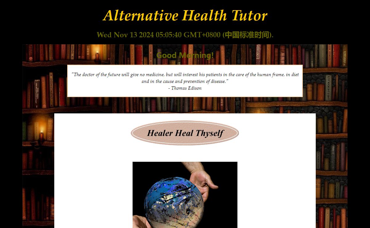 Alternative Health Tutor