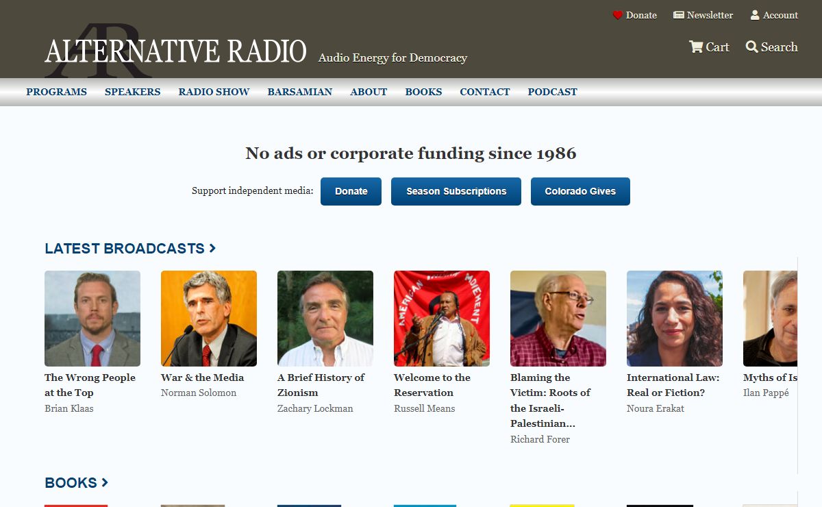 Home — Alternative Radio