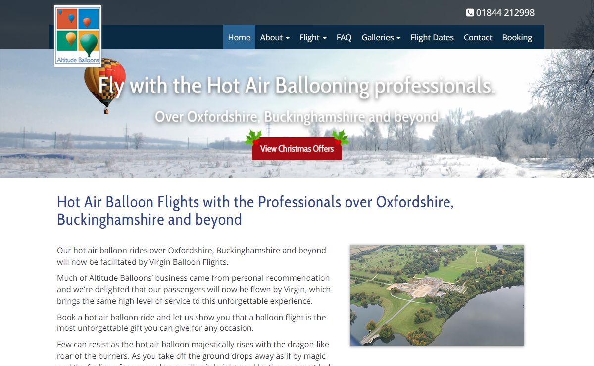 Champagne Hot Air Balloon Flights with Altitude Balloons