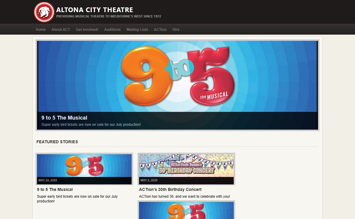 Altona City Theatre - Providing musical theatre to Melbourne's west since 1972
