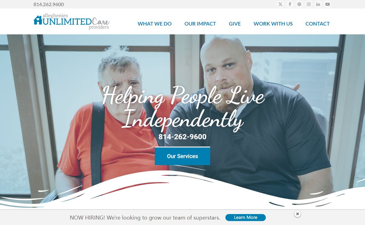 Alleghenies Unlimited Care Providers - in home care personal care