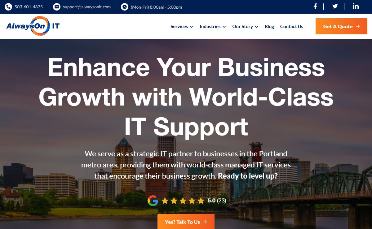 Managed IT Services Portland | Managed IT Support Services