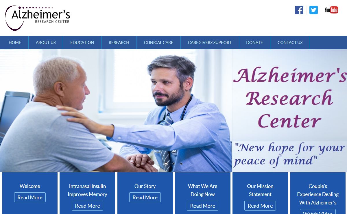 Welcome to Alzheimer's Research Center | Alzheimer's Research Center