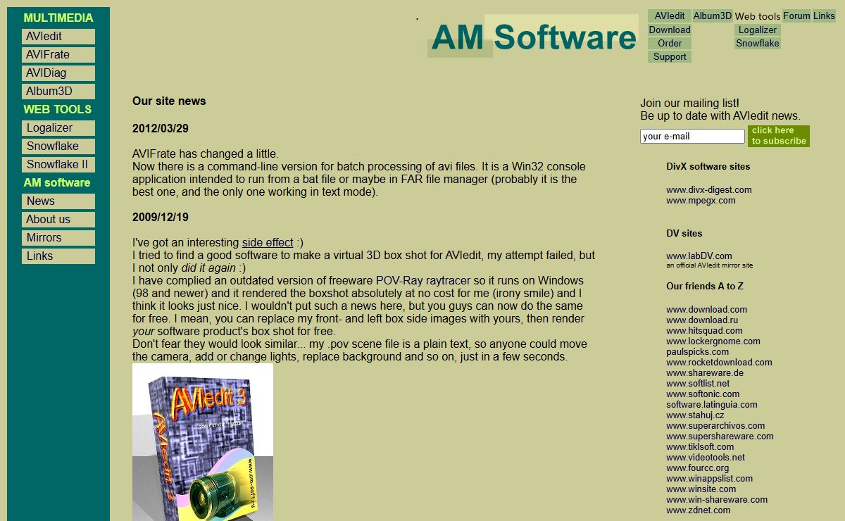 AVI editor by Alexander Milukov