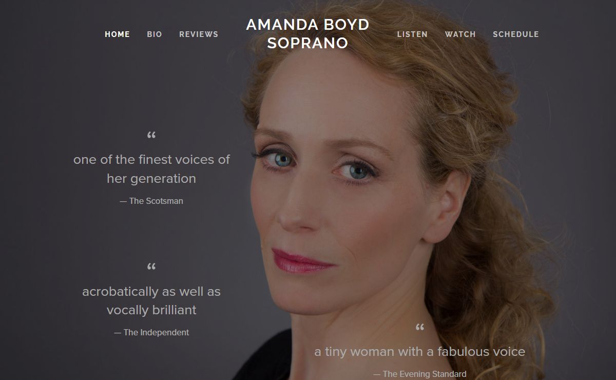 Amanda Boyd soprano