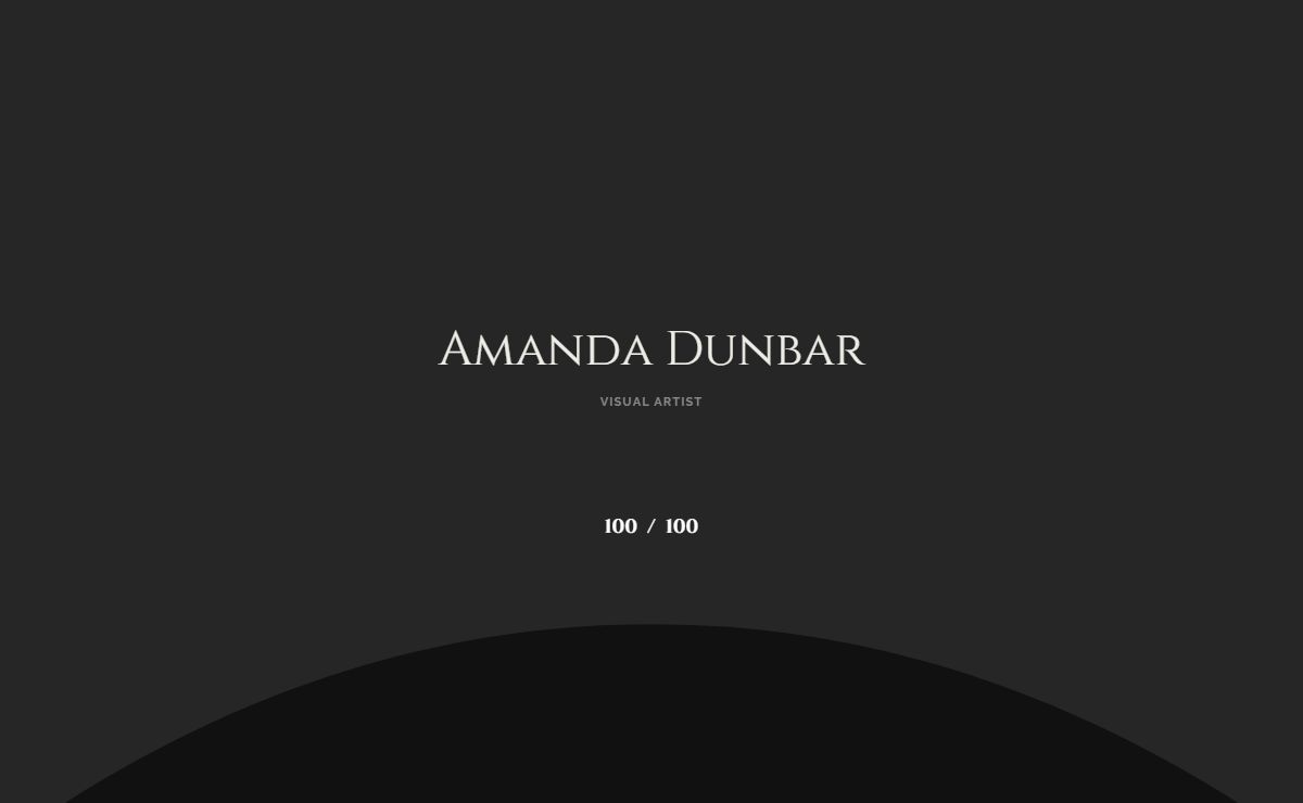 Amanda Dunbar - Visual Artist