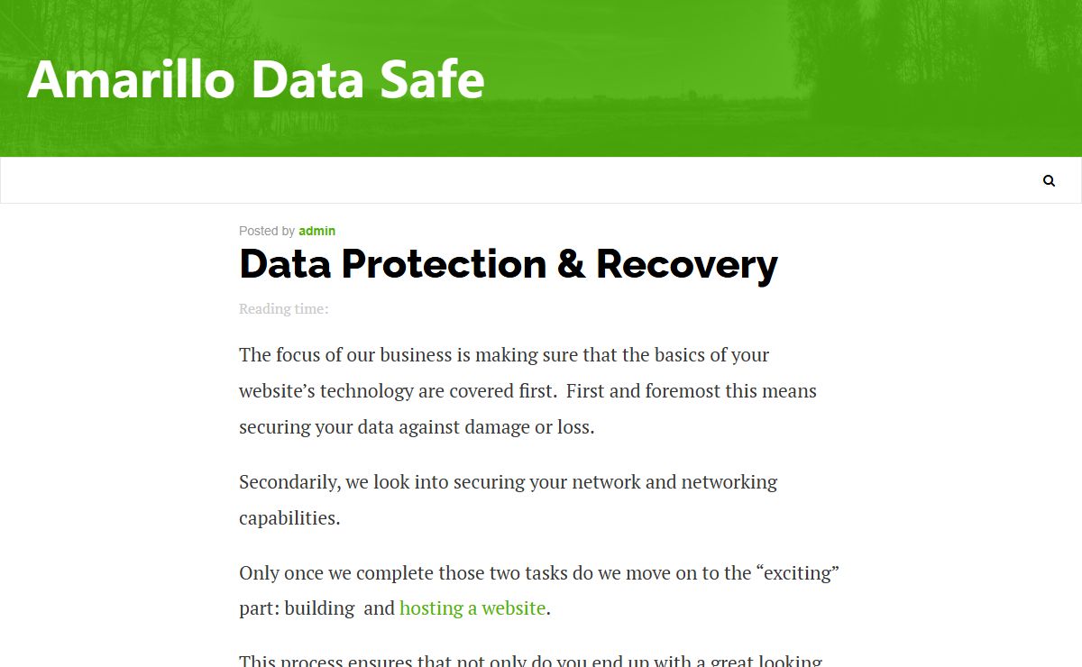 Amarillo Data Safe