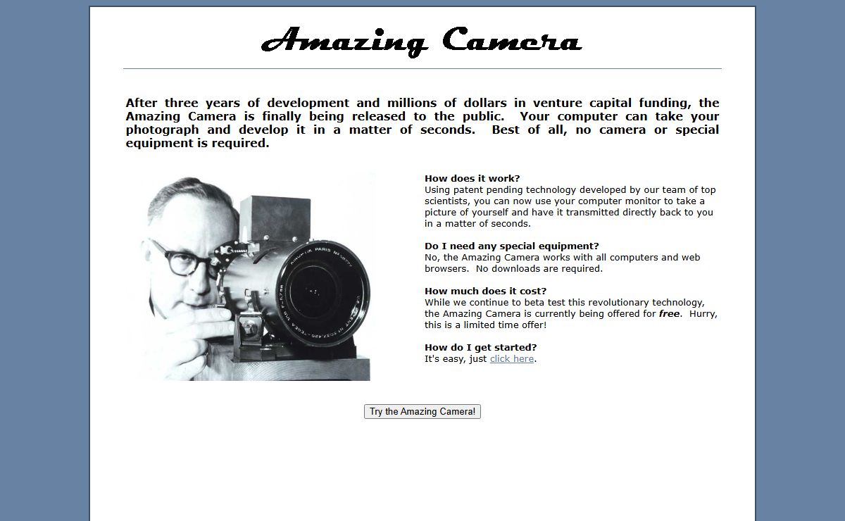 The Amazing Camera