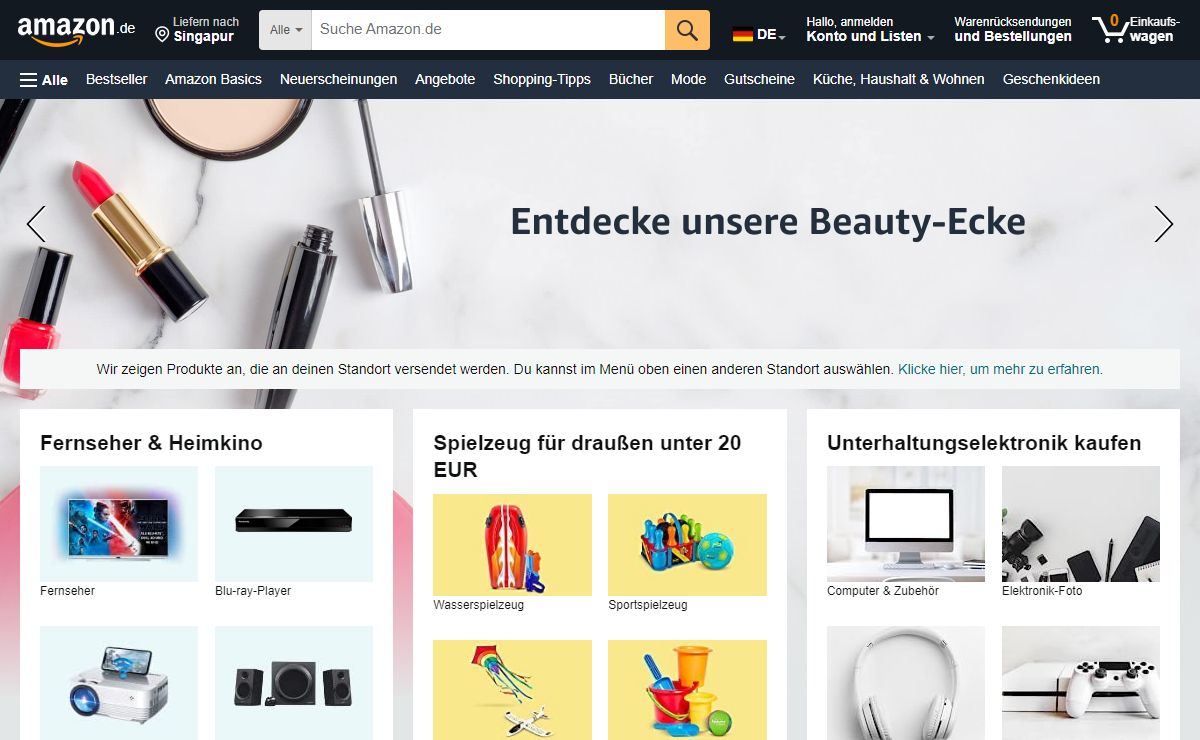 Amazon.de: Günstige Preise für Elektronik & Foto, Filme, Musik, Bücher, Games, Spielzeug & mehr
