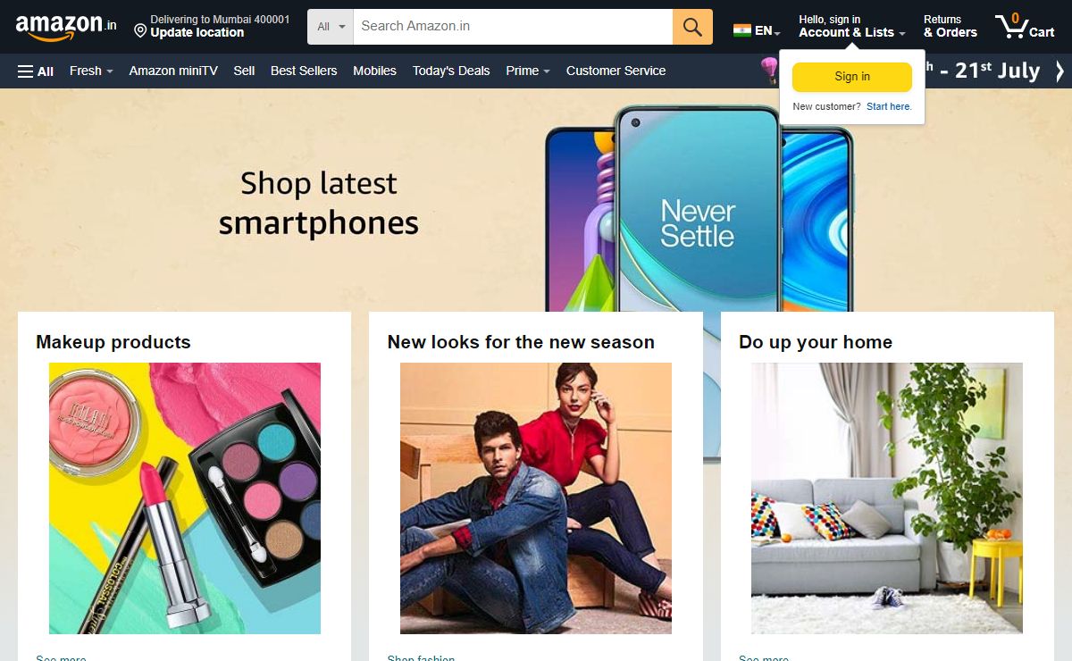Online Shopping site in India: Shop Online for Mobiles, Books, Watches, Shoes and More - Amazon.in