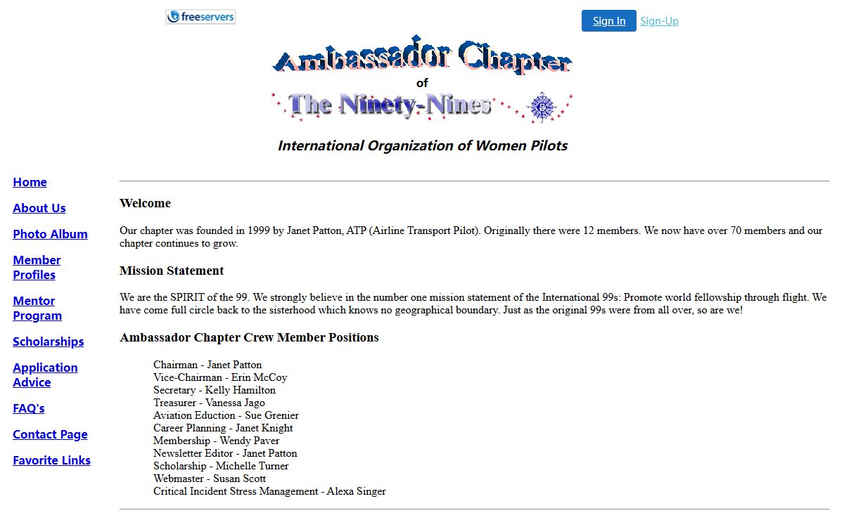 Ambassador Chapter