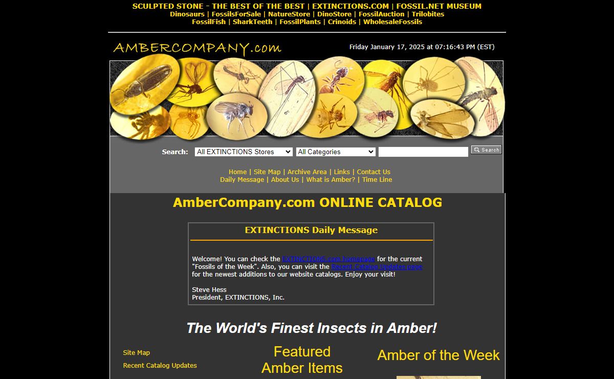 AmberCompany presented by EXTINCTIONS Inc.