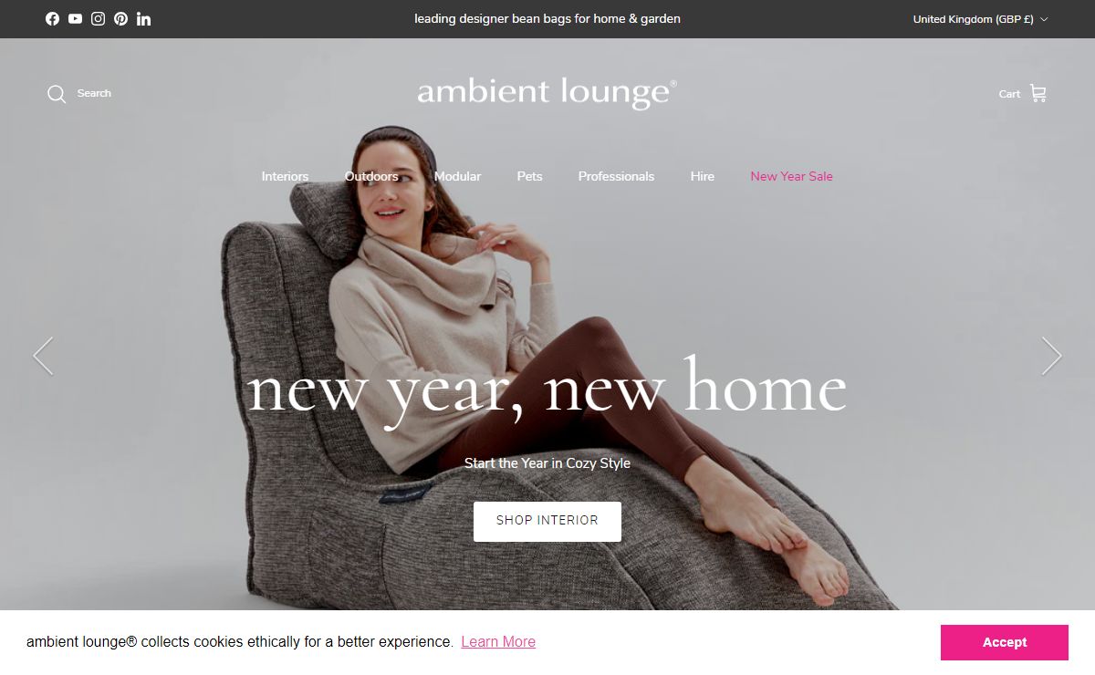 Soft Furniture by UK Interior Designers with Elastic Structure & Form – Ambient Lounge® - UK