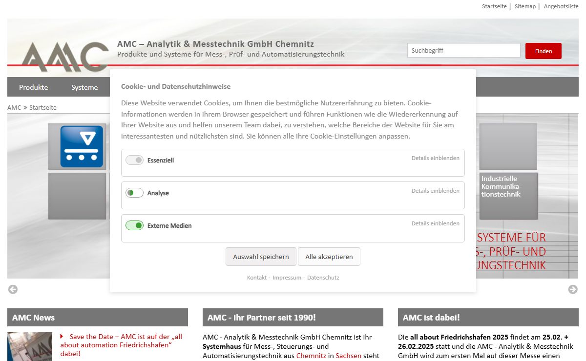 AMC – Analytik & Messtechnik GmbH Chemnitz - AMC