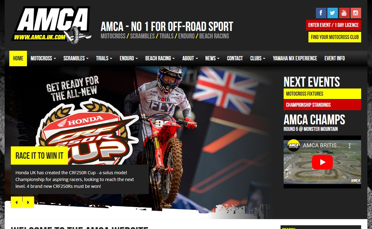 Starting motocross? Need a motocross club? > Home