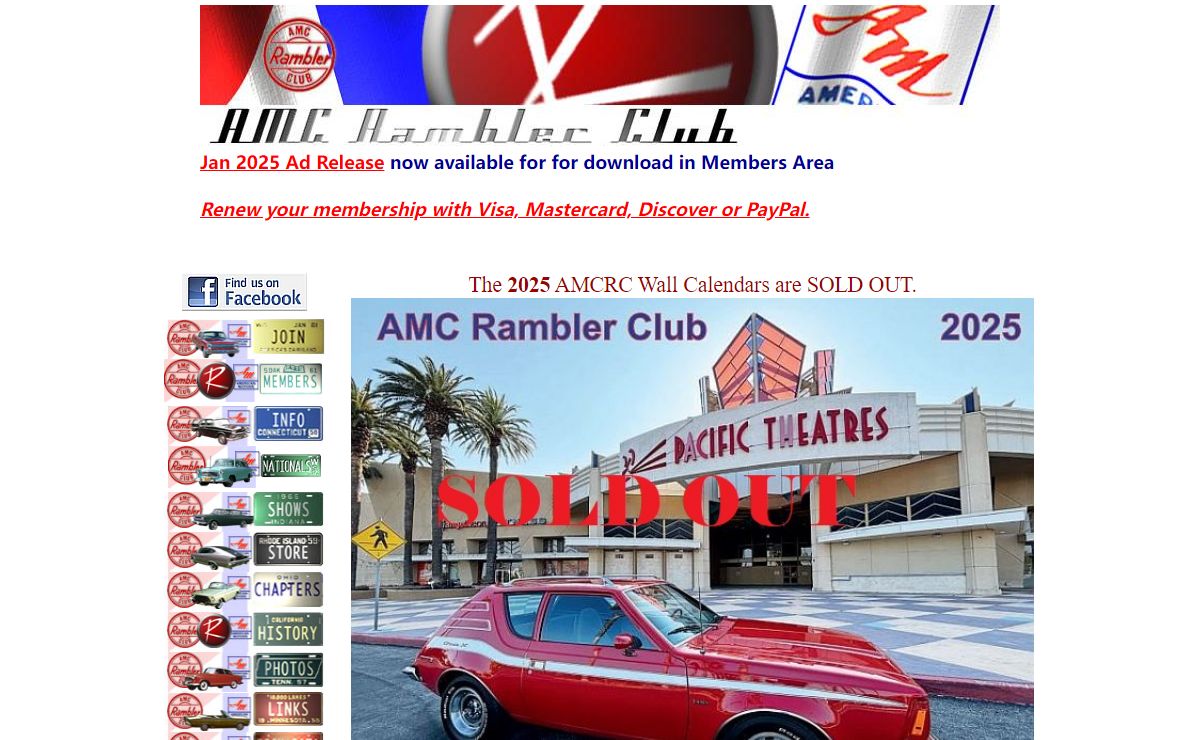 International AMC Rambler Car Club