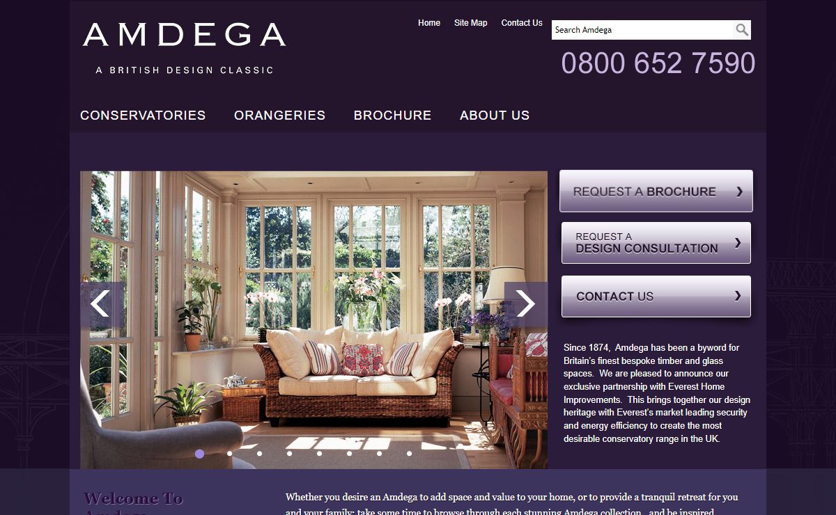 Conservatories, Orangeries and Pool Houses from Amdega