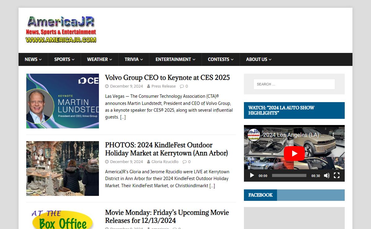 AmericaJR – News, Sports and Entertainment from Detroit and Los Angeles