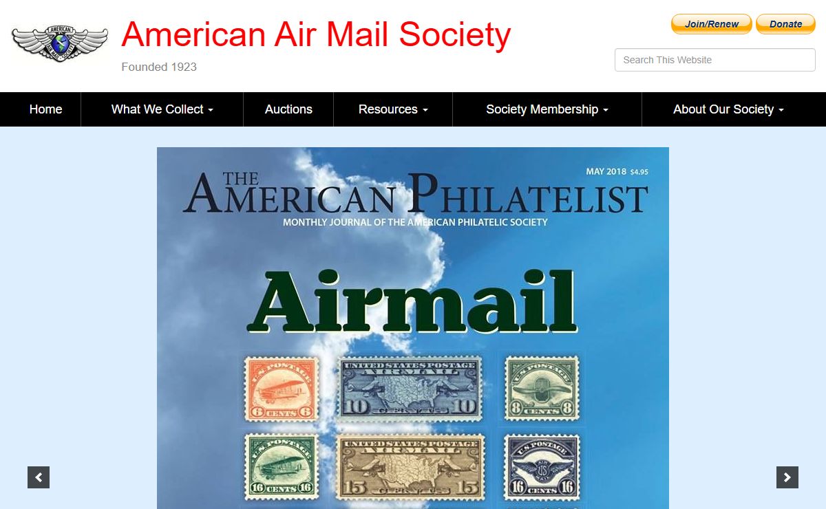 American Air Mail Society – Founded 1923