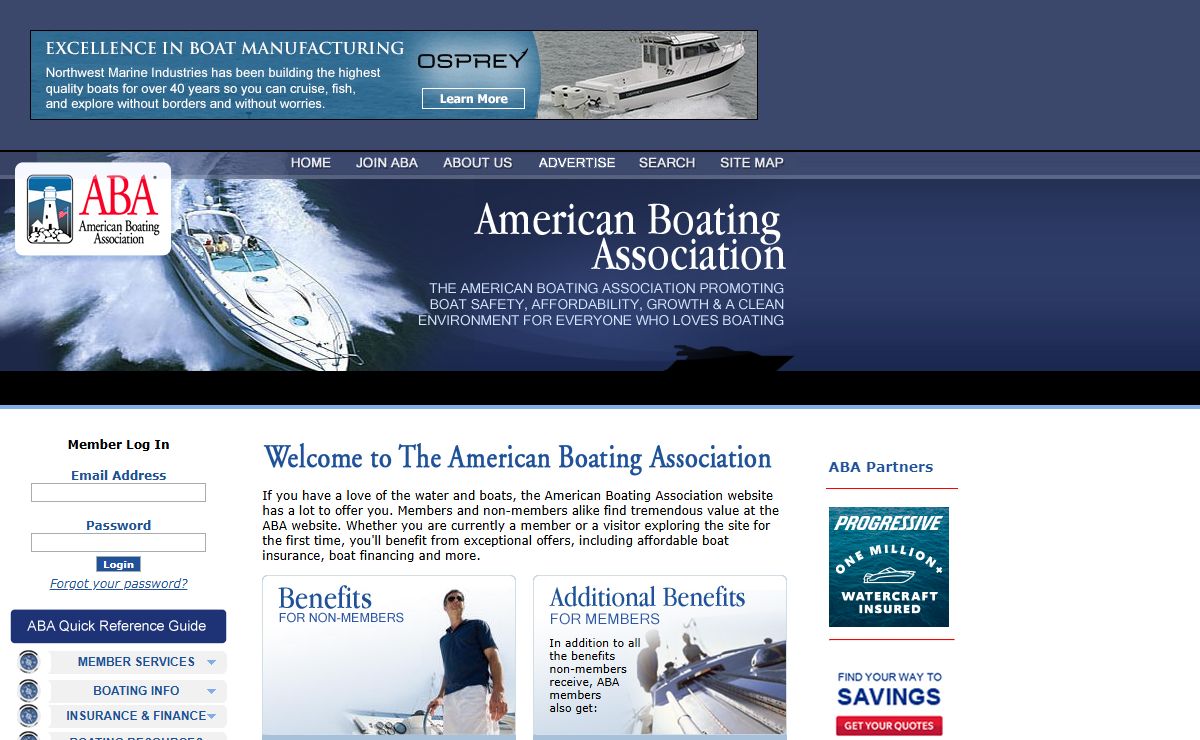 American Boating Association: Home Page