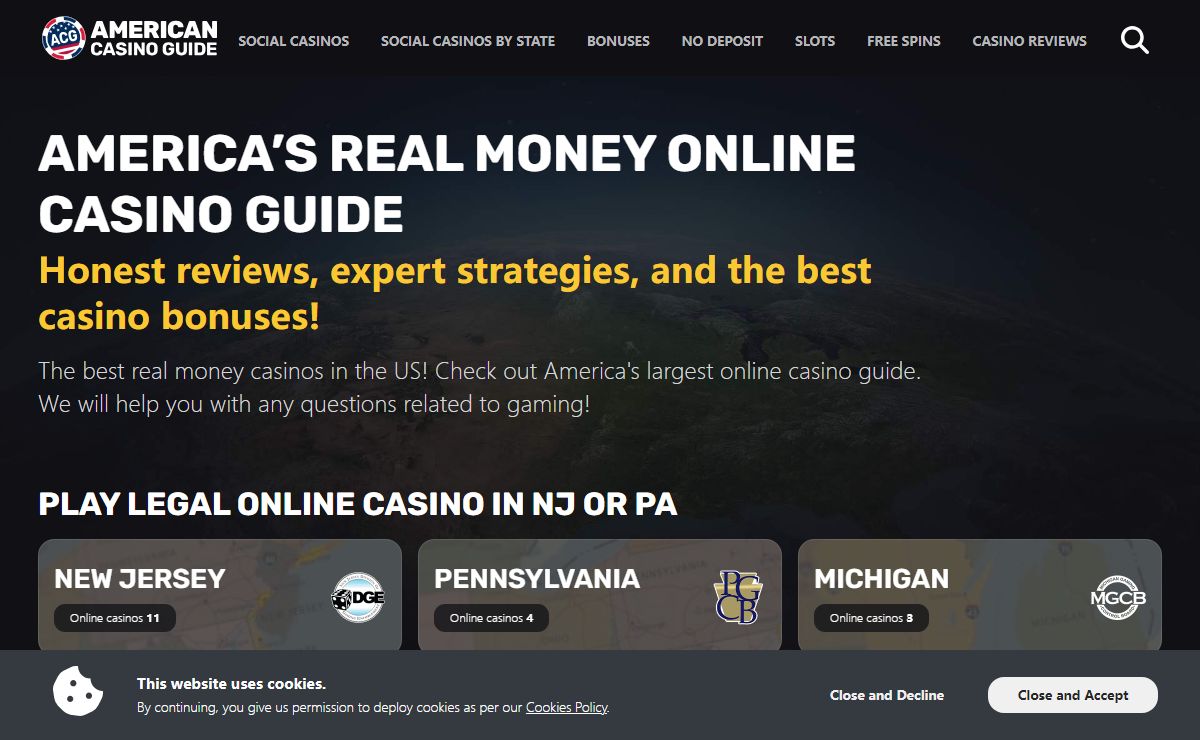 Best Real Money Casinos | USA | Top Online Casino Guide 2024