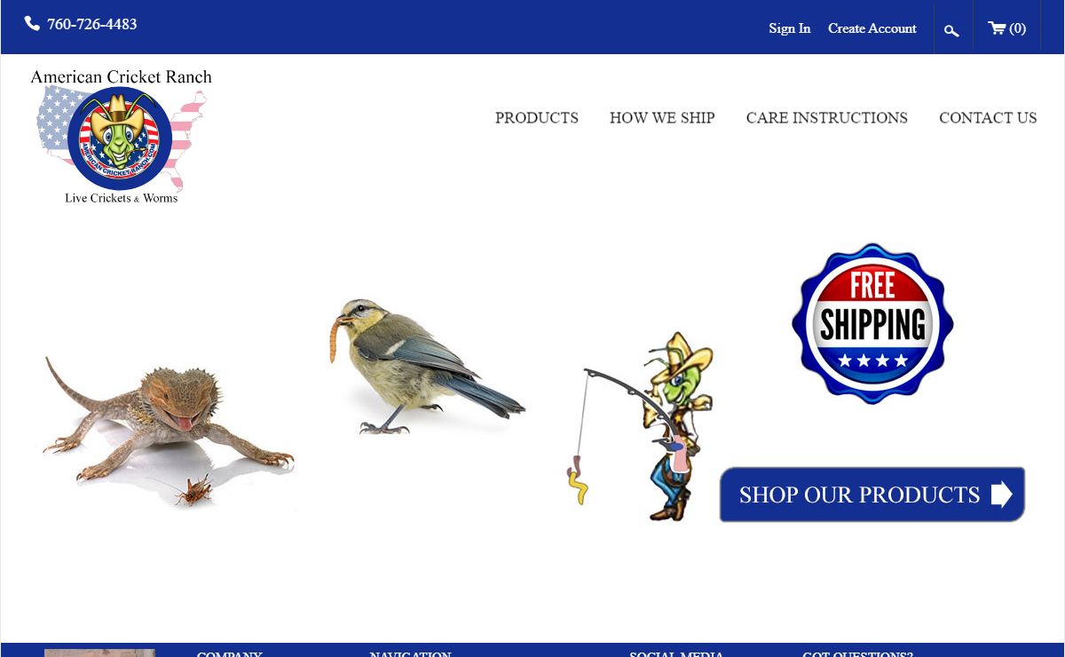 American Cricket Ranch: Storefront