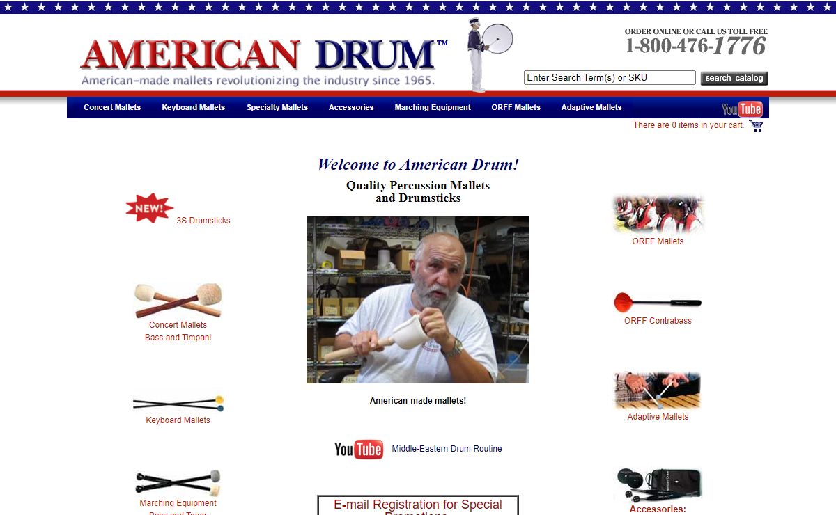 American Drum - Concert, Marching, and Specialty Mallets