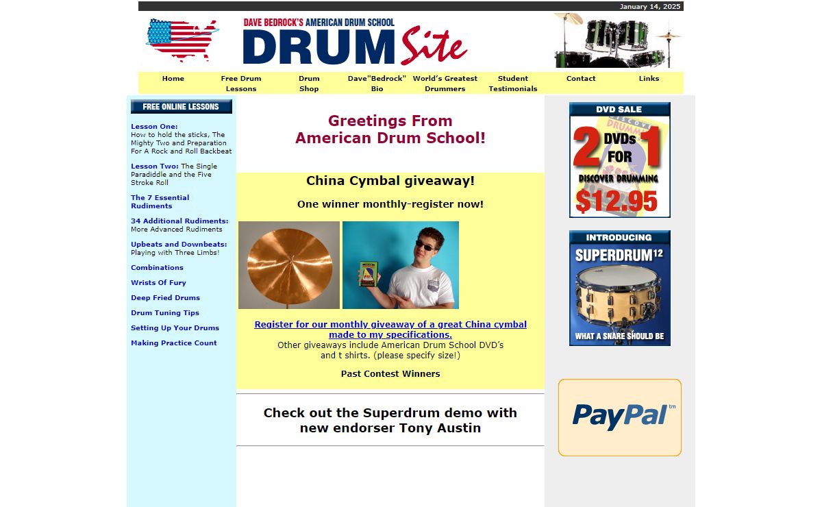 American Drum School Home Page