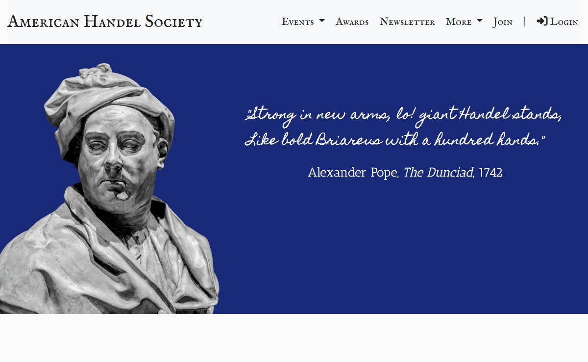 Home | American Handel Society