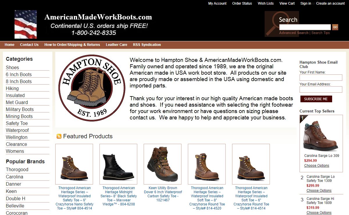 American Made Work Boots - Celebrating 35 Years in Business!