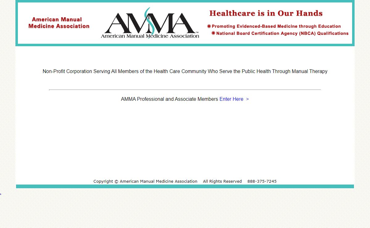 American Manual Medicine Association