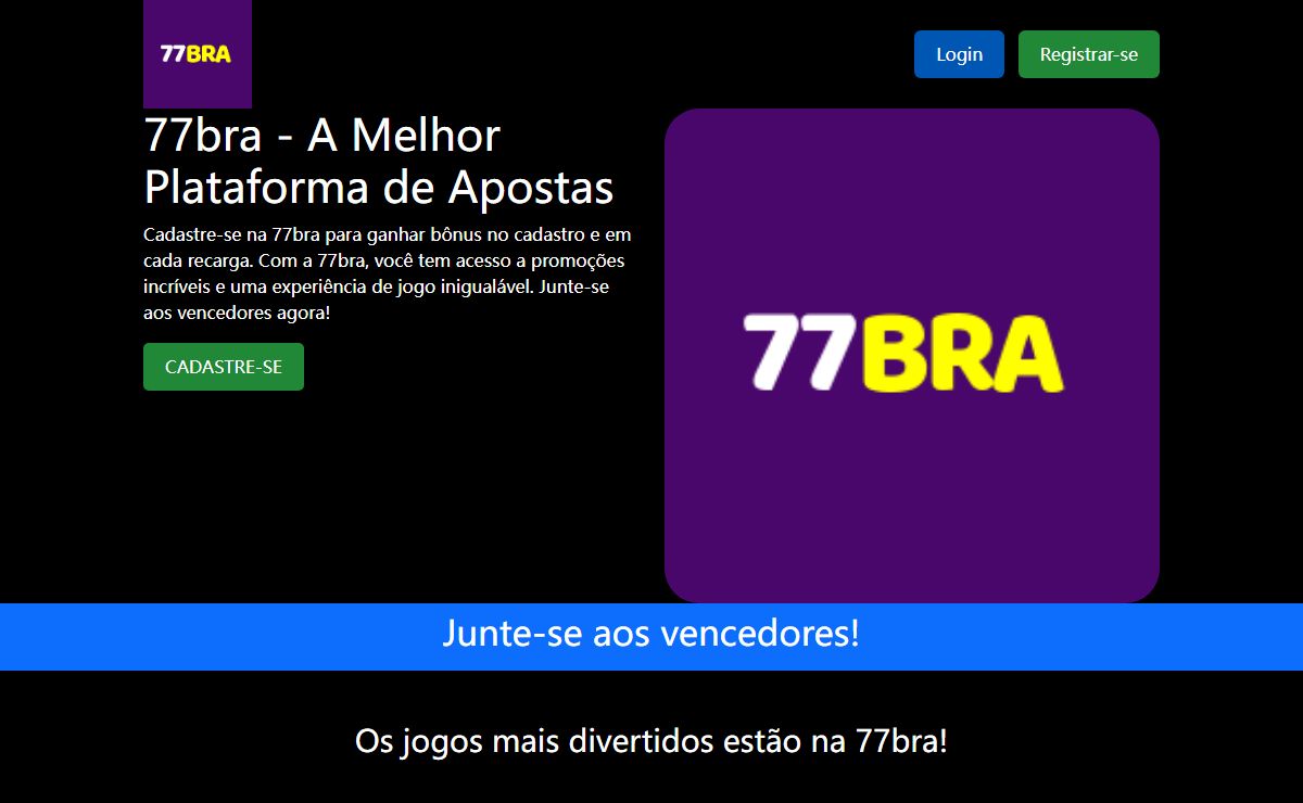 77bra-Conquiste Grandes Vitórias na Nova Plataforma de Cassino Segura!-77bra.com