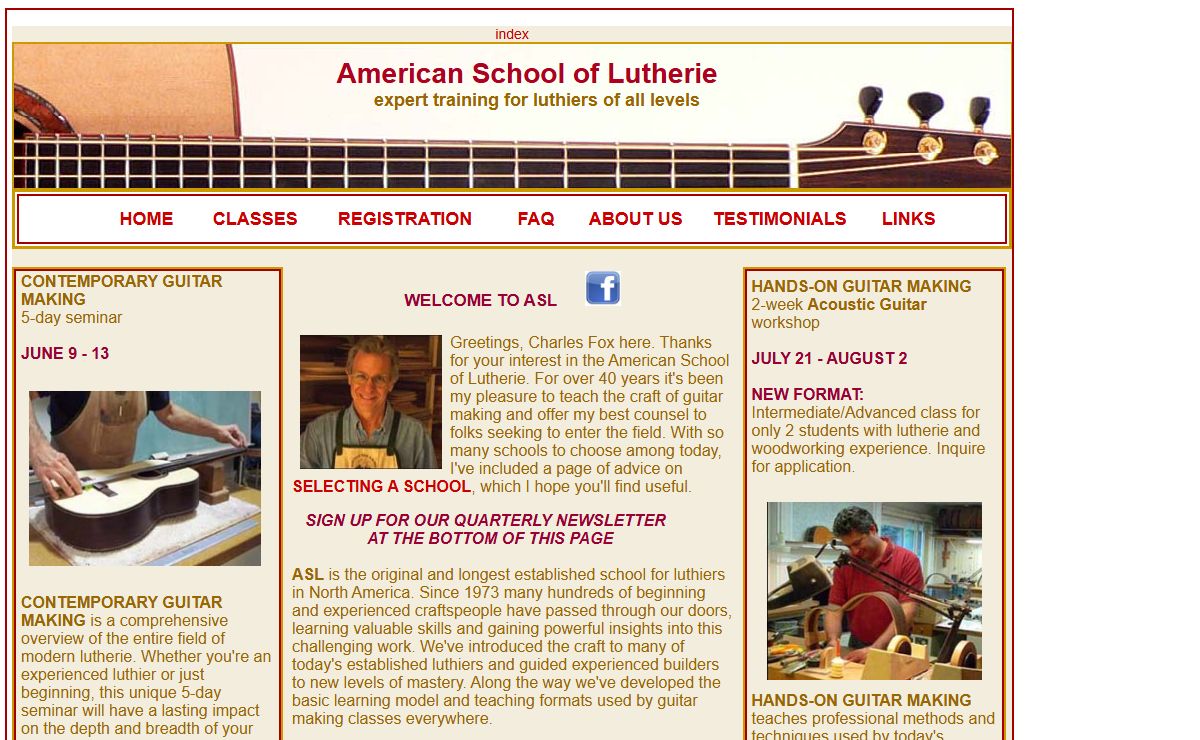 American School of Lutherie, Guitar Making