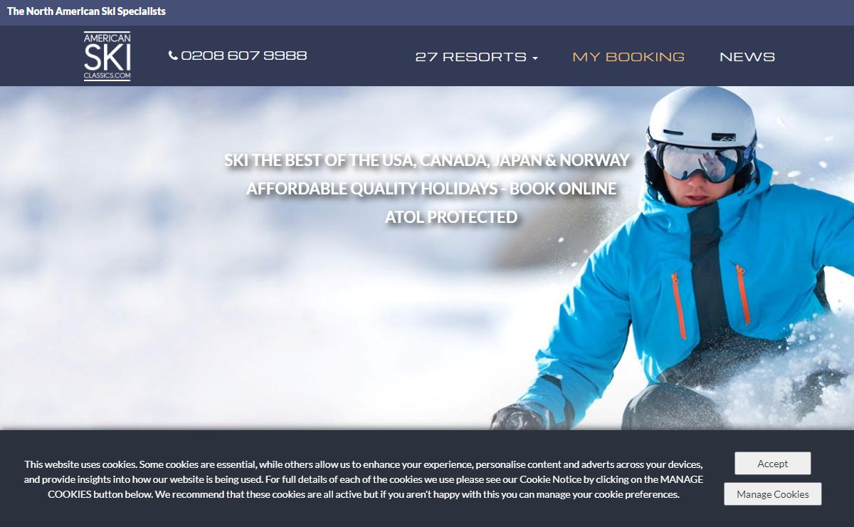 USA and Canada Ski Holidays Specialist | AmericanSkiClassics.com