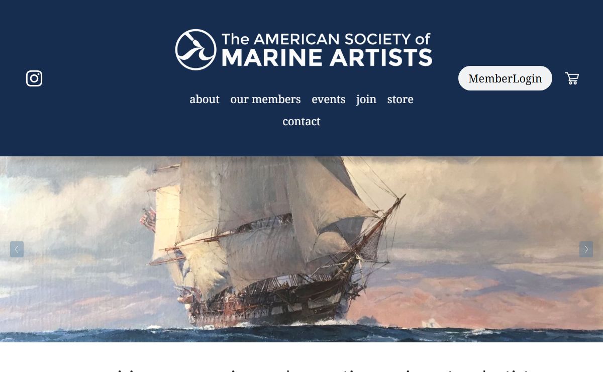 The AMERICAN SOCIETY of MARINE ARTISTS