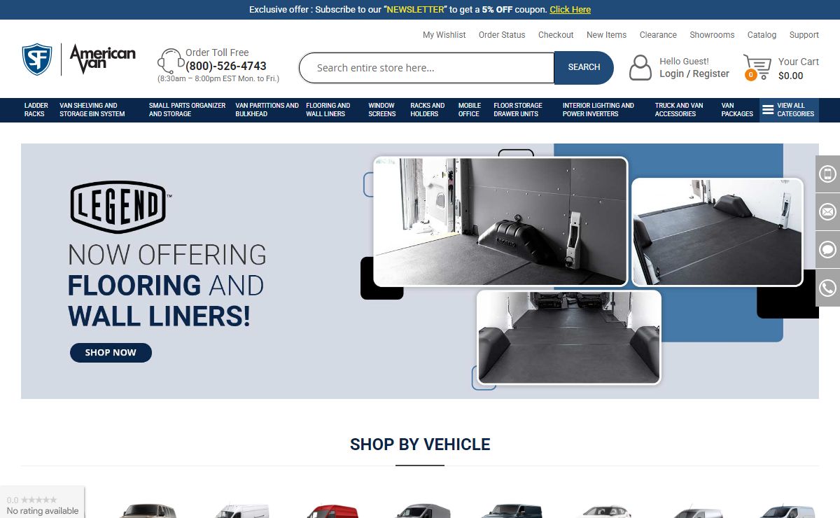Cargo Van & Truck Accessories and Equipment | American Van