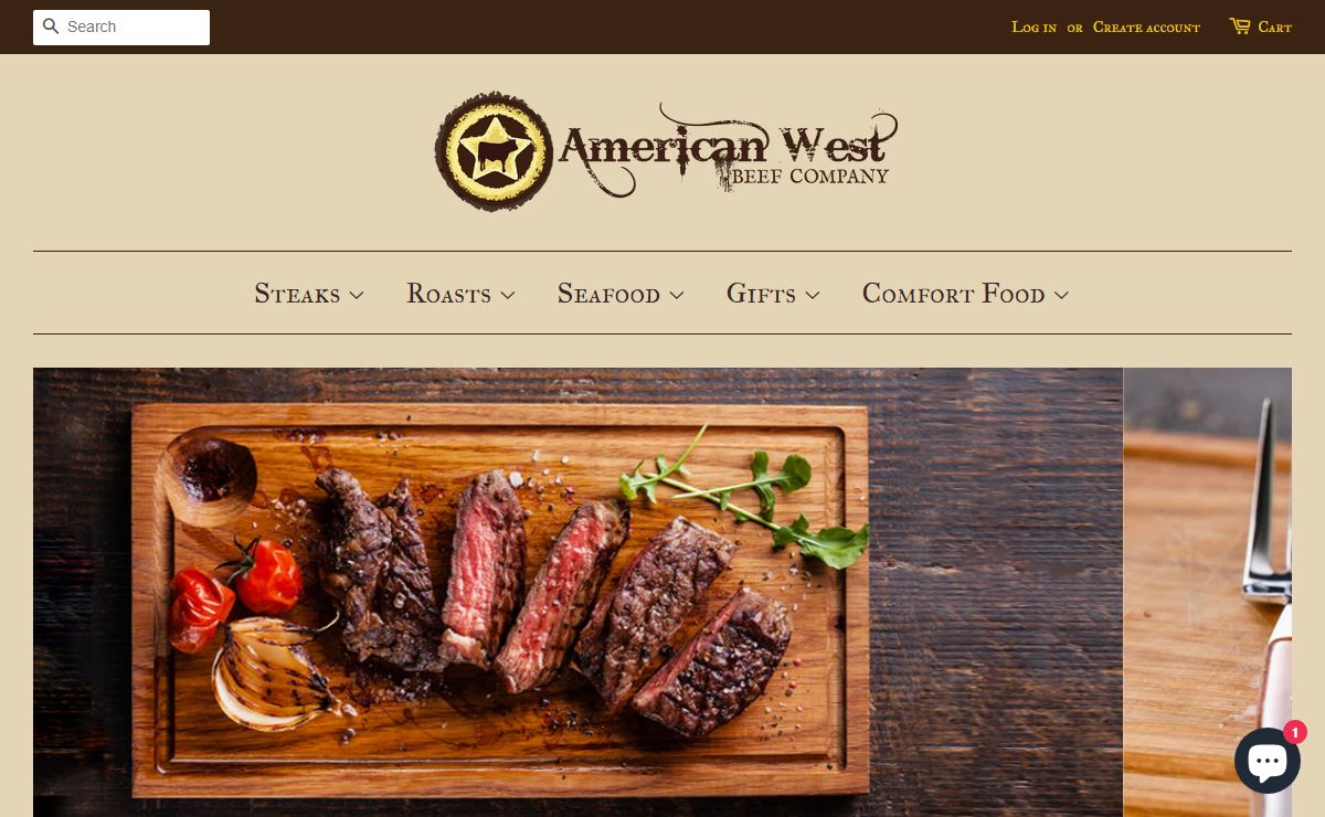 Buy Steaks Online from American West Beef Company