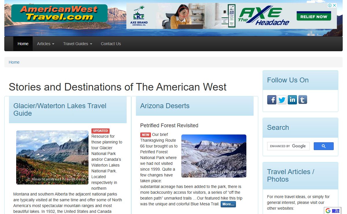 Stories and Destinations of The American West - AmericanWestTravel.com