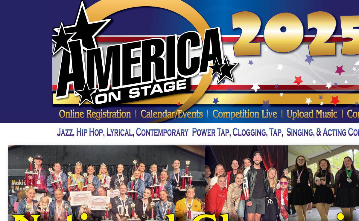 America On Stage! The Place for Performing Arts! America's Premiere Dance and Singing Competitions and Events.