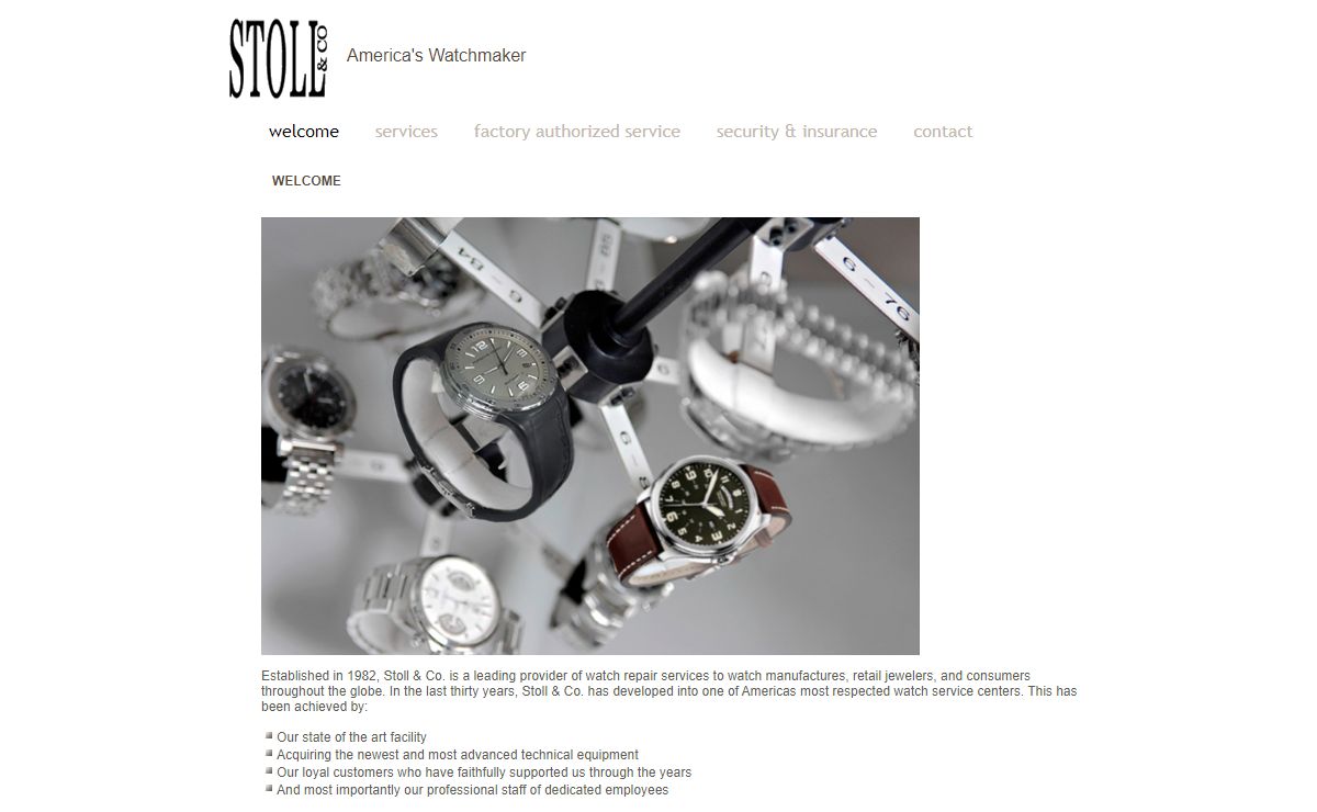 STOLL & CO - Watch Repair