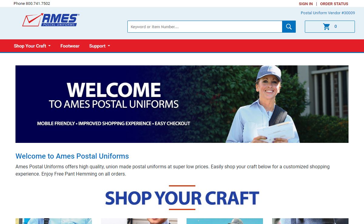 AMEs Uniforms | Quality USPS Postal Uniforms at Discount Prices