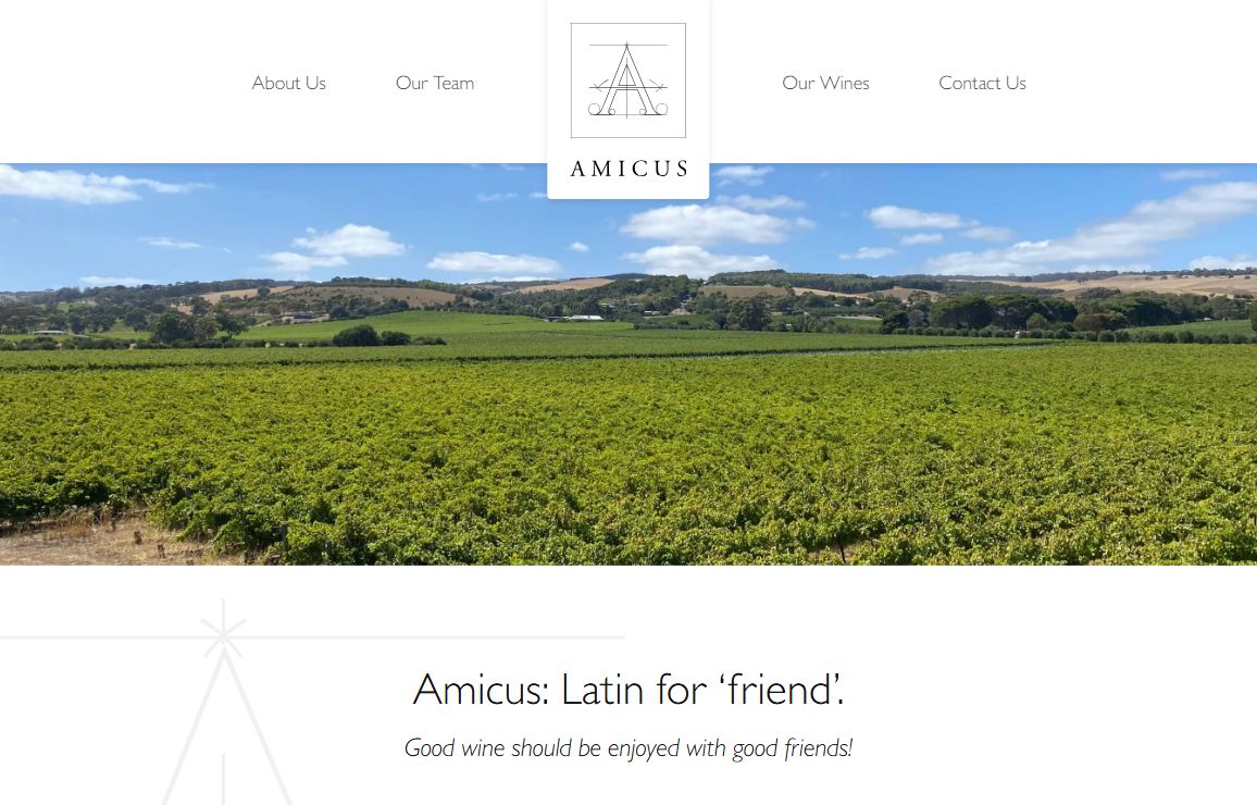 Amicus Wines : Good wine should be enjoyed with good friends!