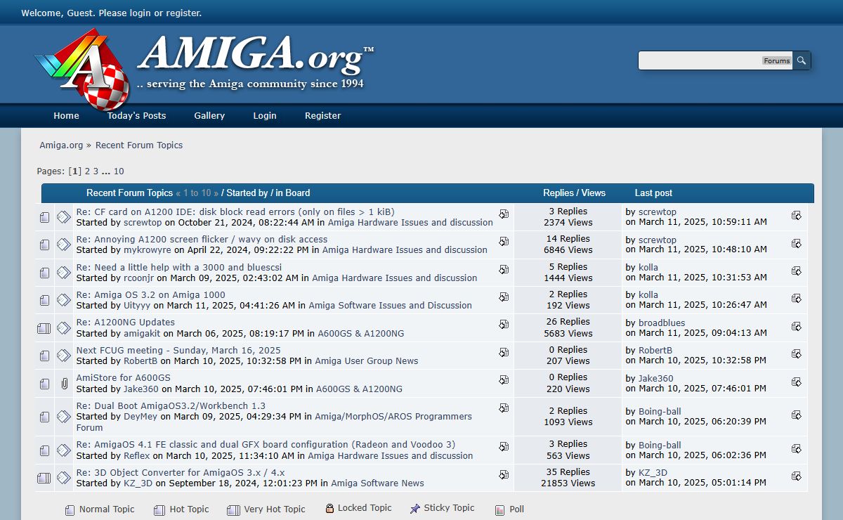 Amiga.org - Index
