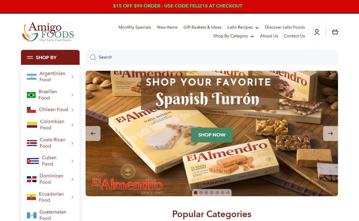 Order Latin & Spanish Foods & Drinks Online | Compra Comida Latina – Amigo Foods