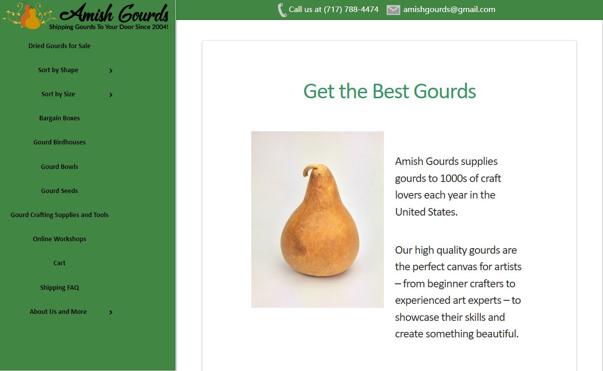 Home - Amish Gourds