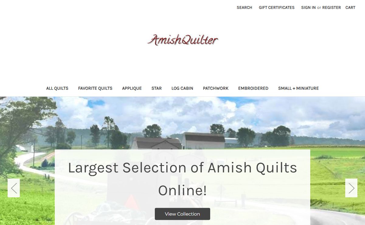 Amish Quilts - All Hand Quilted from the AmishQuilter